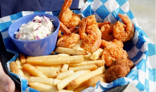 Shrimp Basket Fried Gulf Shrimp & Slaw